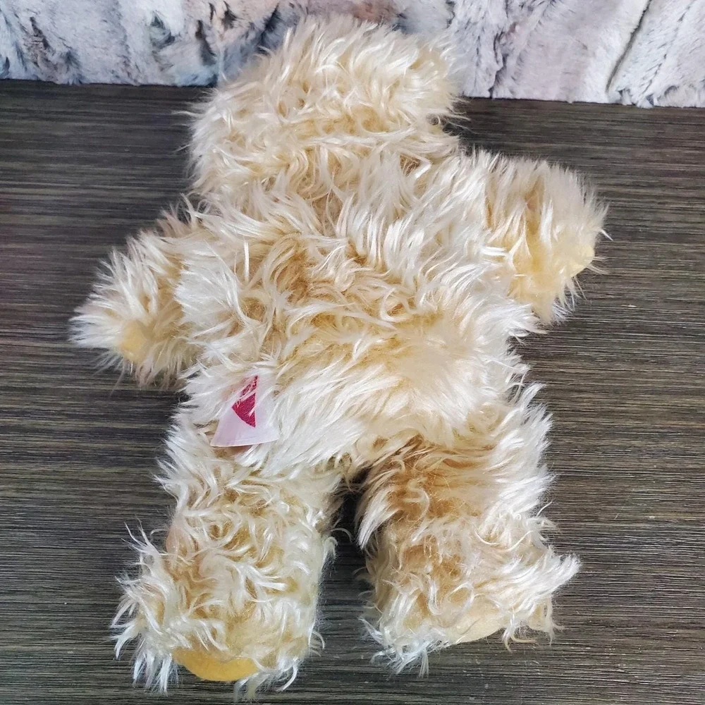 Vintage Dakin SHAGGY Teddy Bear‎ Cream Color, Furry 11